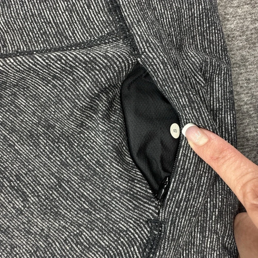 Lululemon Swiftly Tech Long‎ Sleeve Crew Gray Space Dye Size 8